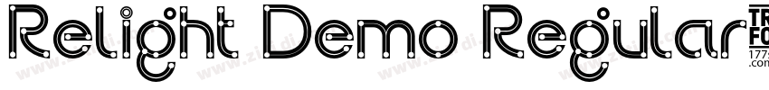 Relight Demo Regular字体转换